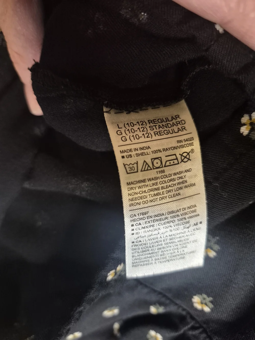 Old Navy Black Girls' Boho Embroidered Tunic Dress